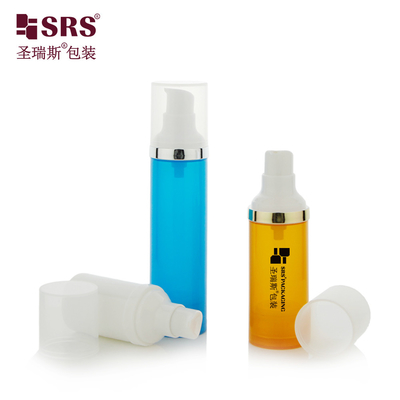 PA0205 15ml 30ml 50ml পরিবেশ বান্ধব পিপি কাস্টমাইজড রঙ বায়ুহীন পাম্প লোশন ফাউন্ডেশন তরল বোতল প্যাকিং