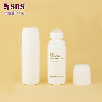 RPPDF-90ML গোলাকার আকৃতির প্লাস্টিকের ব্যথা উপশম জেল রোল অন রোলার বল বোতল অ্যাপ্লিকেটর প্যাকেজিং