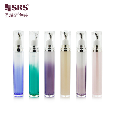 LR001-15ML বিলাসবহুল হাই-এন্ড ডাবল ওয়াল অ্যাক্রিলিক বোতল চোখের সিরাম কাস্টমাইজেশন জন্য রঙ বোতল জিংক আবেদনকারী সঙ্গে