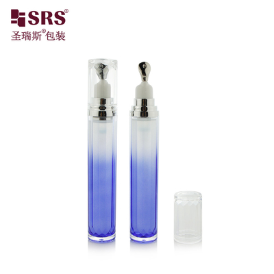 LR001-15ML LR001 15ML চোখের সিরাম মাস্টারপিস ডাবল-লেয়ার অ্যাক্রিলিক বোতল কাস্টমাইজড রঙ জিংক হেড অ্যাপ্লিকেটর