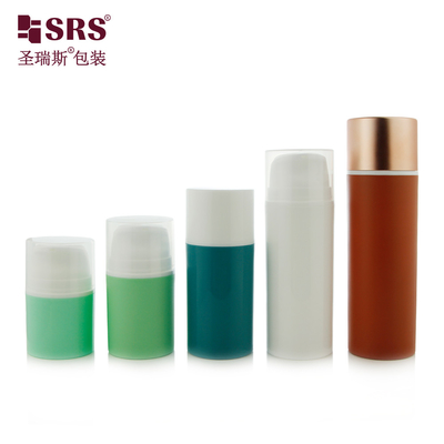 PA609 30ml 50ml মিষ্টি স্কিন কেয়ার ক্লিনজার লসন জেল ফাউন্ডেশন পিপি এয়ারলেস বোতল স্ন্যাপ অন পাম্প সহ কোনও ফুটো নেই