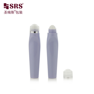 SRS8444-12ML ফুঁকুন কাস্টমাইজ রঙ প্লাস্টিক PETG অনন্য আকৃতির রোল বোতলে চোখের জন্য জেল সিরাম ম্যাসেজ