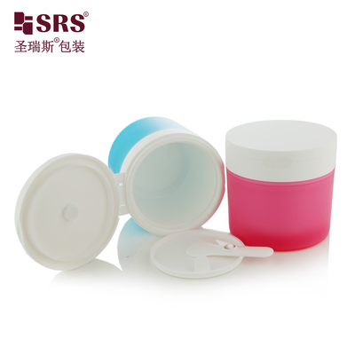 SRS1 120g 150g চামচ চুম্বক ডাবল ওয়াল পিপি পিসিআর পুনর্ব্যবহৃত প্লাস্টিক ফেসিয়াল মাস্ক জেল জার কন্টেইনার