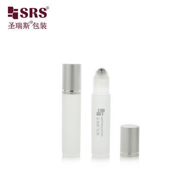 RPA-10ML গোলাকার খালি পিপি পুনর্ব্যবহারযোগ্য ইনজেকশন রঙিন রোলার ইস্পাত বল ম্যাসেজ চুলের মূল বোতল