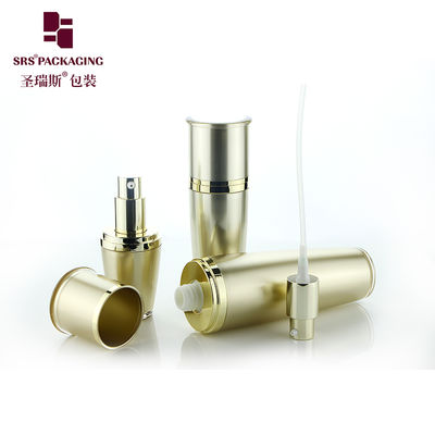 L036 ড্রামের আকৃতি 15ml 30ml 50ml 80ml 120ml প্রসাধনী এক্রাইলিক বোতল