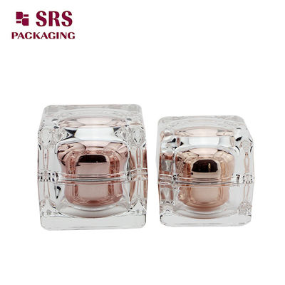 J054 ভাল মানের এবং মূল্য J054 10ml 15ml 30ml 50ml প্লাস্টিকের জার স্বচ্ছ