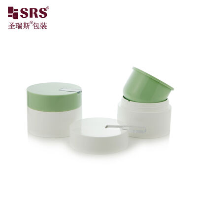 FC1 50g 100g পিপি খালি পিসিআর পুনর্ব্যবহারযোগ্য প্রতিস্থাপনযোগ্য প্লাস্টিকের ক্রিম জার কনটেইনার প্যাকেজিং