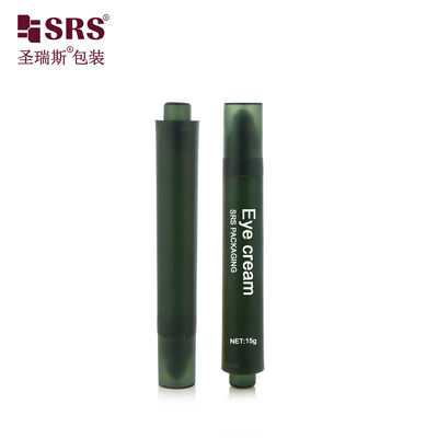 AY 10ML 15ML বিলাসবহুল আই জেল এয়ারলেস রোলার বোতল ম্যাসেজ আবেদনকারী