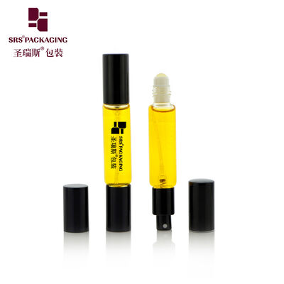 BLPD 10ML রোলার বল স্প্রে পাম্প দ্বৈত শেষ গ্লাস বোতল জন্য সুগন্ধি কোন ফুটো