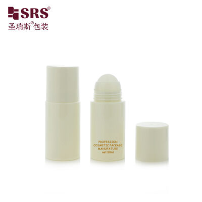 PET30-50ml 60ml 90ml গোলাকার PET গোলাকার আকৃতি ইনজেকশন পরিষ্কার রোল অন জেল বোতল