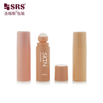 RPPD 90ML Injection Blowing Pink Deodorant Gel Roll On Bottle No Leakage