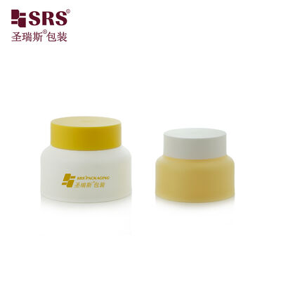 SRST 30g 50g 80g 100g ডাবল ওয়াল প্লাস্টিক পিপি ক্রিম জার কন্টেইনার কসমেটিক প্যাকেজিং পাইকারি