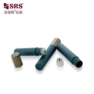 Custom Color PP Roll on Bottle 12 ml Steel Roller Ball Aluminium Cap for Travel Skincare Liquid Container