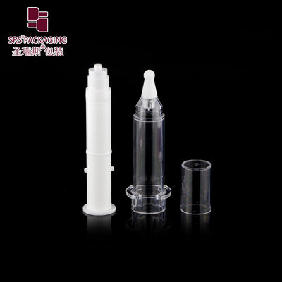 Custom Logo Airless Syringe Bottle Press Dispensing Vacuum Packaging for Facial Essence