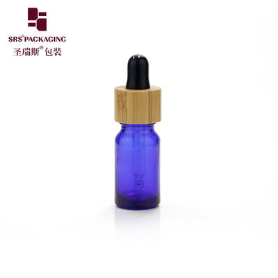 মিনি নমুনা আকার 5ml পাইকারি ড্রপপার বাঁশ কাঠের অপরিহার্য তেল বোতল