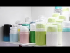 PA60 সিরিজ ইনজেকশন রঙিন কাস্টম প্লাস্টিকের প্রসাধনী সিরাম ভ্যাকুয়াম পাম্প পিপি বায়ুহীন বোতল