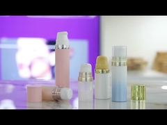 A028 5ml 10ml 15ml 20ml পিপি পোর্টেবল এয়ারলেস লোশন বোতল ফেসিয়াল জেলের জন্য